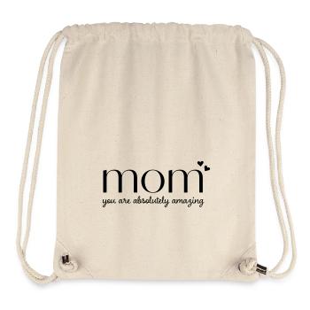 Mom, you're absolutely gorgeous! - Stanley/Stella Recycled Gym Bag - natural - Front