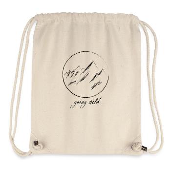 Mountains - Going Wild - Stanley/Stella Recycled Gym Bag - natural - Front