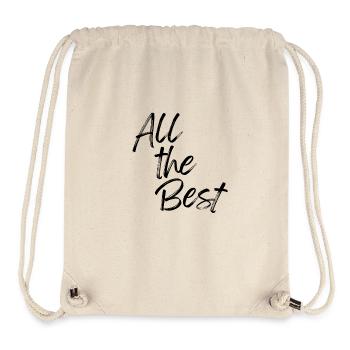 All the Best - Stanley/Stella Recycled Gym Bag - natural - Front