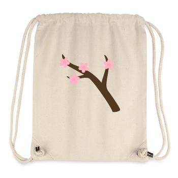 Sakura Branch - Stanley/Stella Recycled Gym Bag - natural - Front