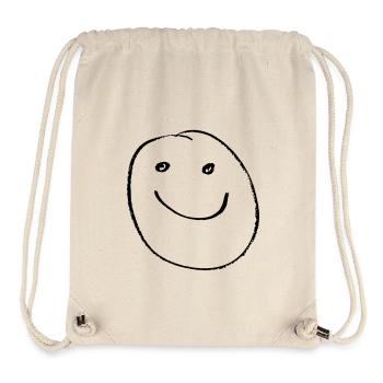 be happy - Stanley/Stella Recycled Gym Bag - natural - Front
