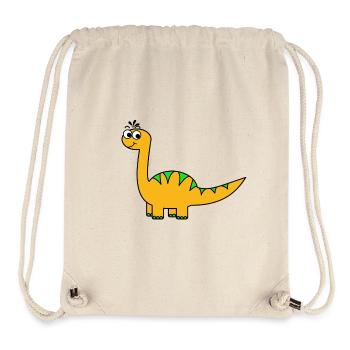 Dinosaurier - Stanley/Stella recycelter Gym Bag - Naturweiß - Vorne