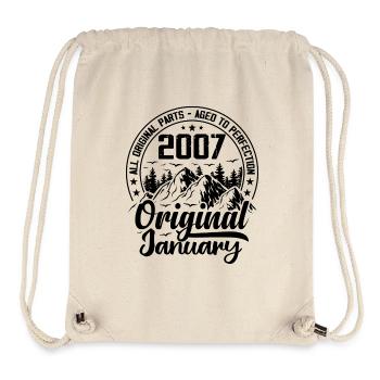 January 2007 Original 17 Year Old Birthday Gift - Stanley/Stella Recycled Gym Bag - natural - Front