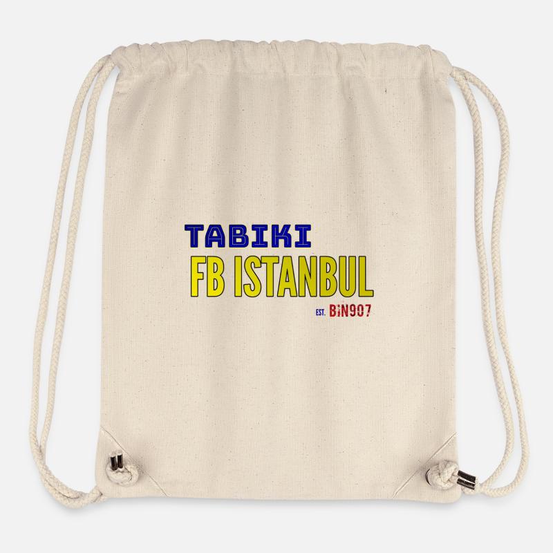 TABIKI FB ISTANBUL Contrast Design - Stanley/Stella Recycled Gym Bag - natural