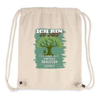 I'm So Old Tree Nature Childhood 70's 80's 90's - Stanley/Stella Recycled Gym Bag - natural - Front