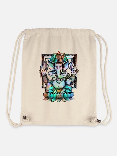 Cosmic Ganesh - Stanley/Stella recycelter Gym Bag - Naturweiß