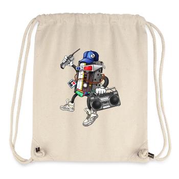 I Am The 80s - Stanley/Stella recycelter Gym Bag - Naturweiß - Vorne