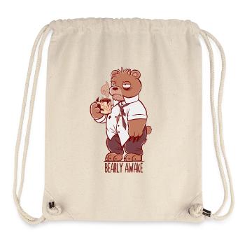 Bärlich wach - Stanley/Stella recycelter Gym Bag - Naturweiß - Vorne