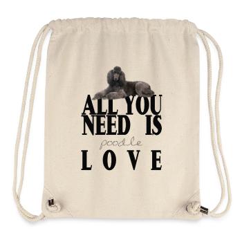 Poodle - Stanley/Stella recycelter Gym Bag - Naturweiß - Vorne