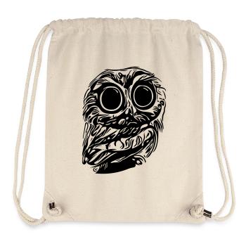 Eule - Stanley/Stella recycelter Gym Bag - Naturweiß - Vorne