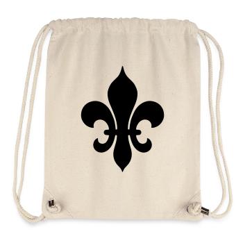 Medieval Fleur de Lis - Stanley/Stella Recycled Gym Bag - natural - Front