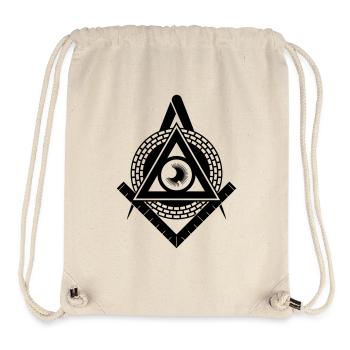 ALL SEEING EYE - Stanley/Stella Recycled Gym Bag - natural - Front