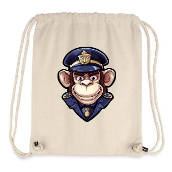 Monkey Policewoman - Stanley/Stella Recycled Gym Bag - natural - Front