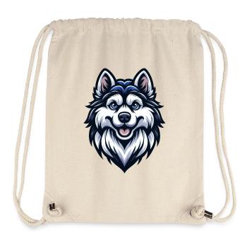 Cute Wolf - Stanley/Stella Recycled Gym Bag - natural - Front