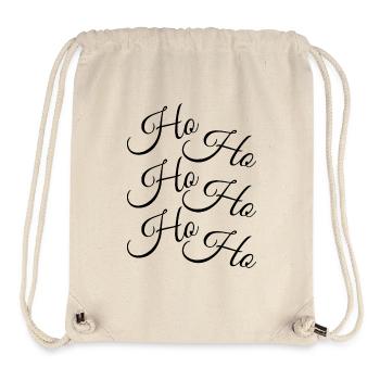 Ho Ho Ho - Stanley/Stella Recycled Gym Bag - natural - Front