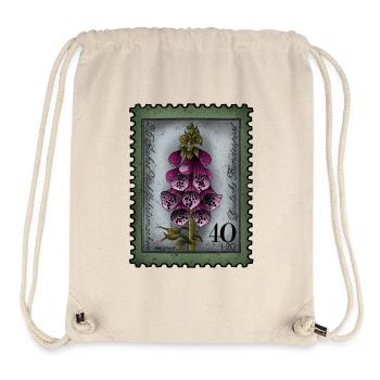 Stamp Foxglove - Stanley/Stella Recycled Gym Bag - natural - Front