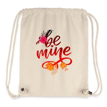 Beautiful female paint art Face colorful woman - Stanley/Stella Recycled Gym Bag - natural - Front
