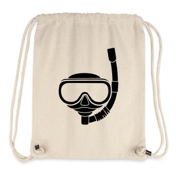 Masque de plongée - Sac à cordon recyclé Stanley/Stella - blanc naturel - Devant
