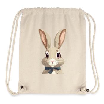Lapin mignon - Sac à cordon recyclé Stanley/Stella - blanc naturel - Devant