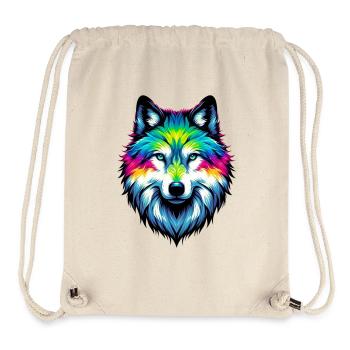 Loup - Sac à cordon recyclé Stanley/Stella - blanc naturel - Devant