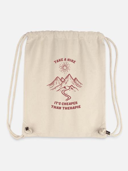 Take a hike - Stanley/Stella recycelter Gym Bag - Naturweiß