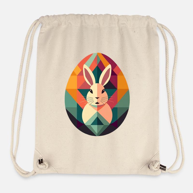 Easter Egg Design No.13 - Stanley/Stella Recycled Gym Bag - natural
