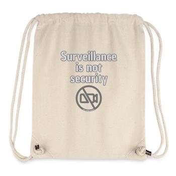 Surveillance Is Not Security Statement Motive - Stanley/Stella Recycled Gym Bag - natural - Front