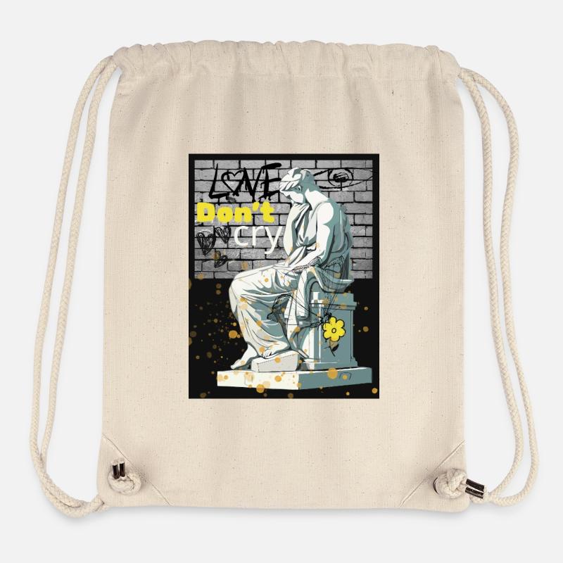 Weine nicht - Stanley/Stella recycelter Gym Bag - Naturweiß