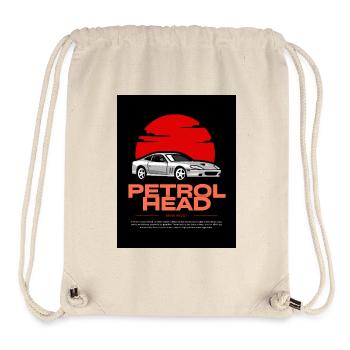 Petrol Head Sportwagen Retro Vintage Classic Race - Stanley/Stella recycelter Gym Bag - Naturweiß - Vorne