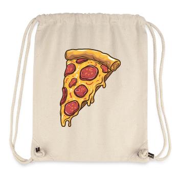 Pizza Slice Food Lover - Stanley/Stella Recycled Gym Bag - natural - Front