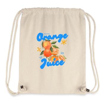 Orange Juice - Stanley/Stella Recycled Gym Bag - natural - Front
