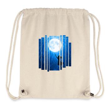 underwater moon with girl - Stanley/Stella recycelter Gym Bag - Naturweiß - Vorne