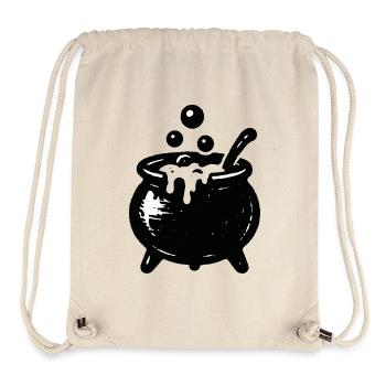 Hexenkessel Blubberzauber - Stanley/Stella recycelter Gym Bag - Naturweiß - Vorne
