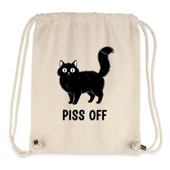 Midnight Cat Snark - Stanley/Stella Recycled Gym Bag - natural - Front