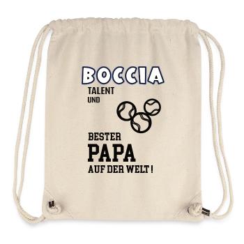 Joueur de boccia Joueur de boccia Papa Père Mari - Sac à cordon recyclé Stanley/Stella - blanc naturel - Devant