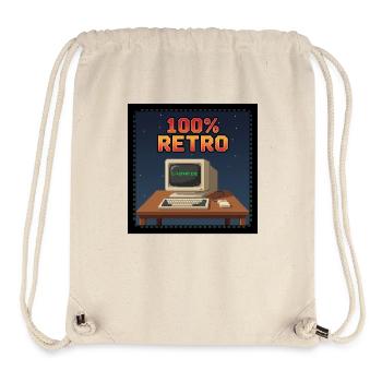 100% Retro - Stanley/Stella Recycled Gym Bag - natural - Front