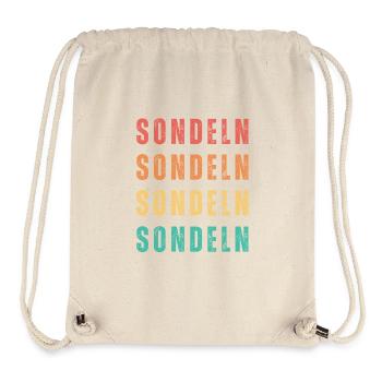 Sondeln__T-chemise - Sac à cordon recyclé Stanley/Stella - blanc naturel - Devant
