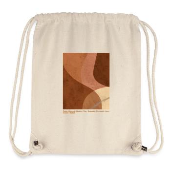 Peace & Harmony - Stanley/Stella recycelter Gym Bag - Naturweiß - Vorne