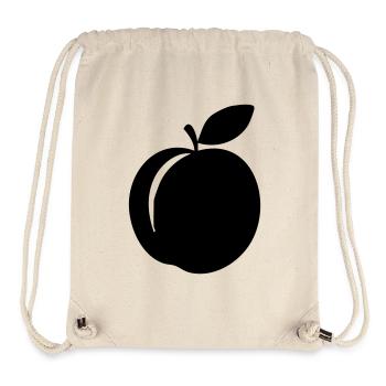 Pfirsich-Silhouette – süßes Sommerdesign - Stanley/Stella recycelter Gym Bag - Naturweiß - Vorne