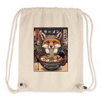 Ramen Fox Feast - Stanley/Stella Recycled Gym Bag - natural - Front