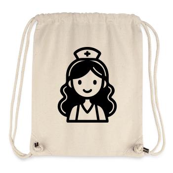 Krankenschwester - Stanley/Stella recycelter Gym Bag - Naturweiß - Vorne