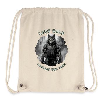 Lone Wolf Commando – Taktischer Alpha-Soldat - Stanley/Stella recycelter Gym Bag - Naturweiß - Vorne