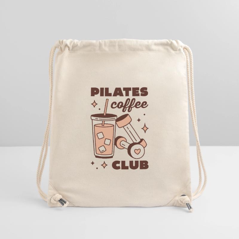 Pilates-Eiskaffee-Latte-Mädchen-Ästhetik Stanley/Stella recycelter Gym Bag