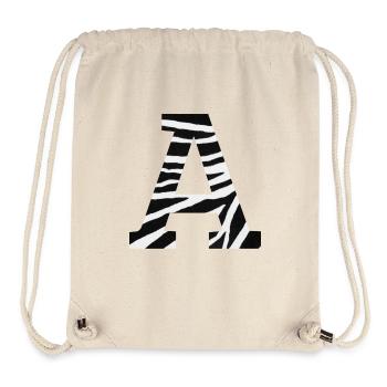 Brief an zebra - Stanley/Stella recycelter Gym Bag - Naturweiß - Vorne