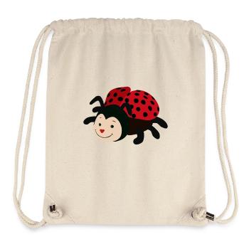 Douce petite coccinelle - Sac à cordon recyclé Stanley/Stella - blanc naturel - Devant