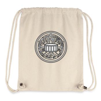 Drum Drummer Schlagzeug - Stanley/Stella recycelter Gym Bag - Naturweiß - Vorne