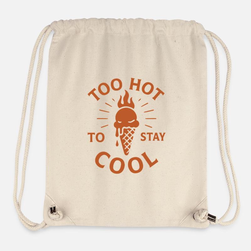 Icecream Summer - Stanley/Stella recycelter Gym Bag - Naturweiß