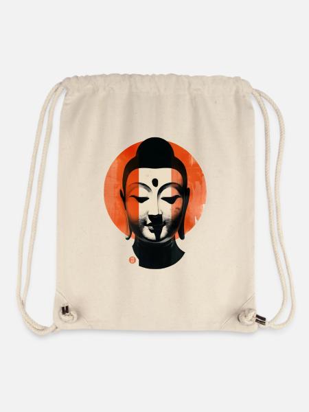 Buddha Calm - Stanley/Stella recycelter Gym Bag - Naturweiß