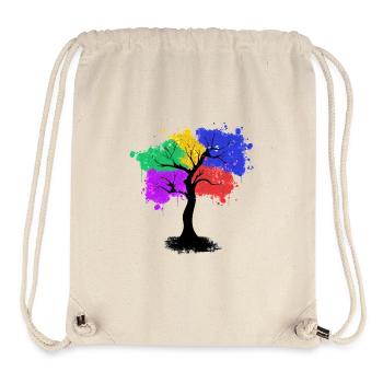 Color Tree - Stanley/Stella Recycled Gym Bag - natural - Front