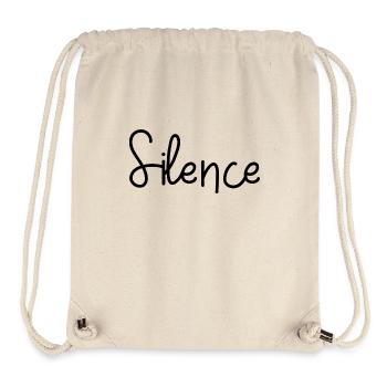 Silence - Stanley/Stella Recycled Gym Bag - natural - Front